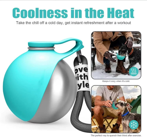 Dog water bottle portable - water,