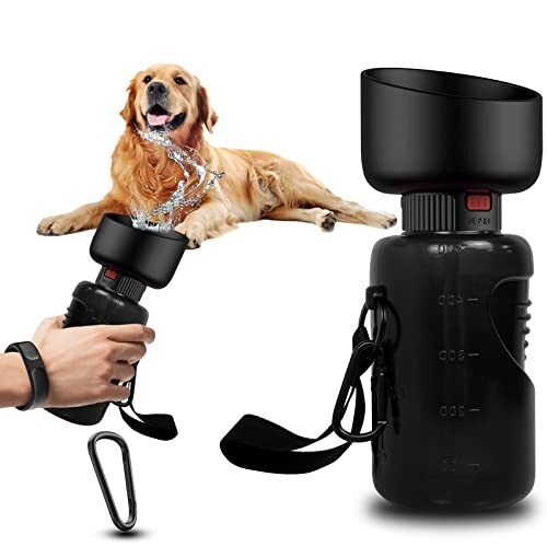 Dog water bottle 500ml - dog,