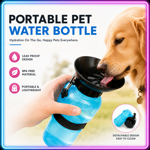 500ml portable dog - 500ml,
